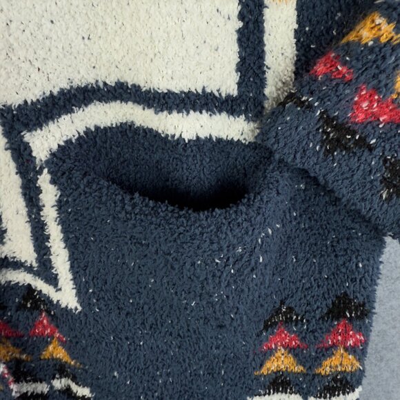 Davi & Dani Southwestern Knit Shawl Collar Cardigan, Size S – Navy Multi - Picture 6 of 12